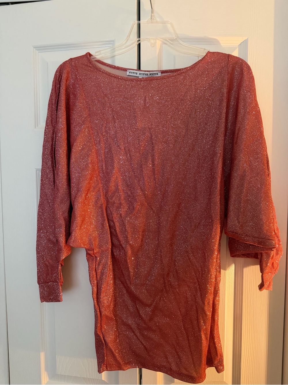 HYFVE Shimmery Rose Gold Dress